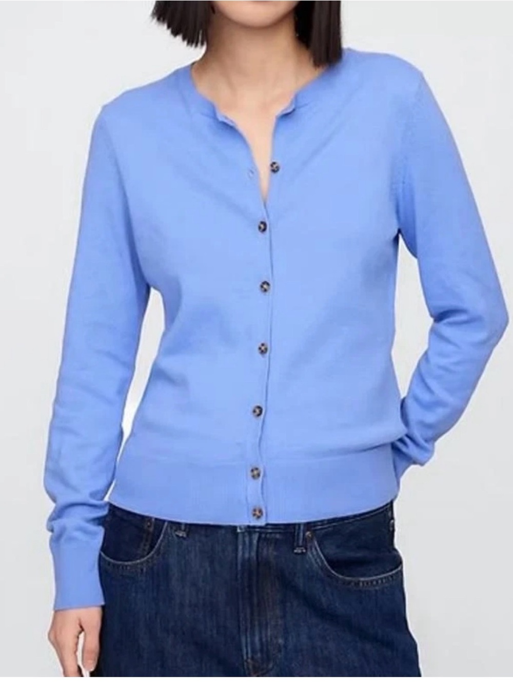 Gap Women's Soft Knit Crewneck Cardigan